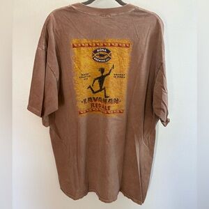 Crazy Shirts Kona Brewing Co. Lavaman Red Ale Beer Dyed T-shirt XXL